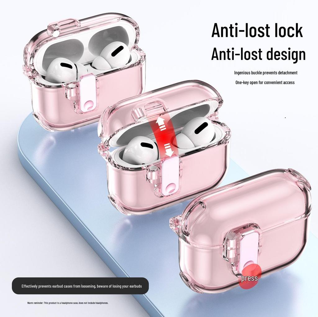 AirPods Pro 3/2 & 4 Bluetooth Earphone Protective Case with Auto-Open Lid