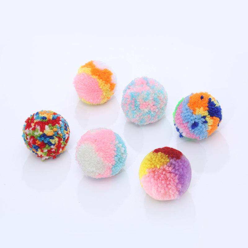 Colorful Plush Bite-Resistant Cat Toys - Interactive Self-Play Boredom Relief