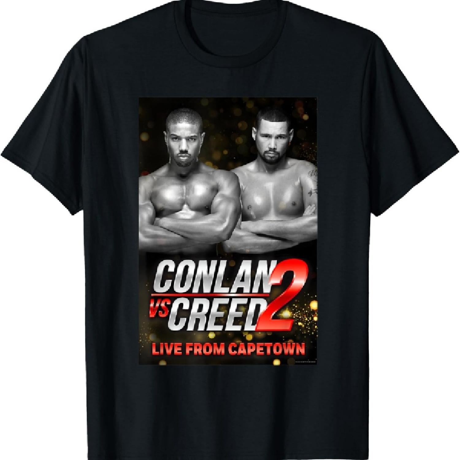 

Постер Конлан против Крида 2 черно-белая футболка XXXXXL чёрный