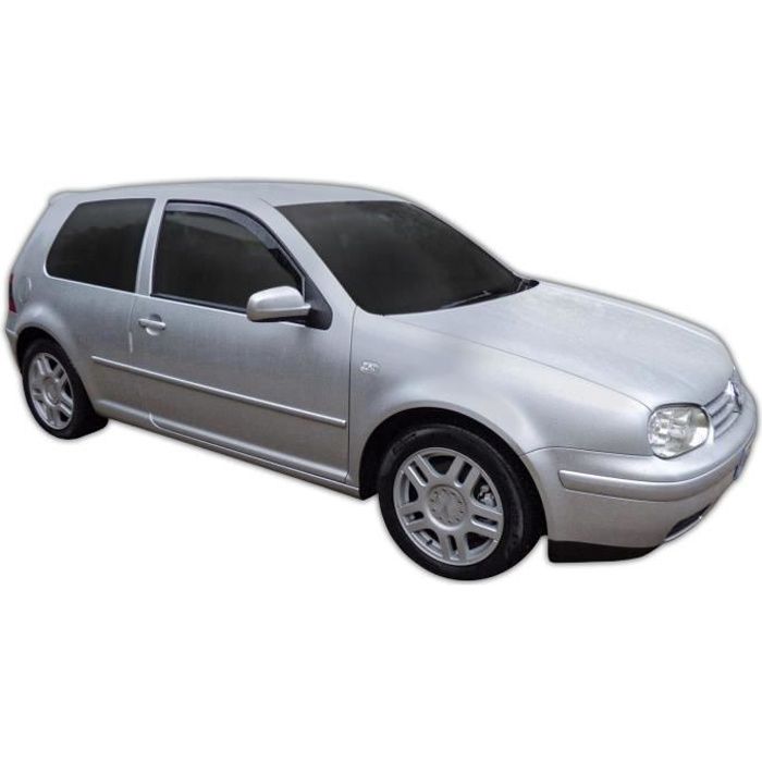 Air Deflectors - SCOUTT - Volkswagen Golf 4 - Smoked - Reinforced Acrylic - Easy Installation