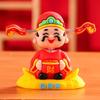 Cute Chinese Fortune  Bobblehead 1/2Pcs Shaking Head Resin Figurine Auto Dashboard Decor Car Interior Accessories