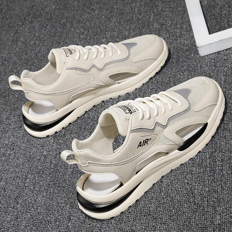 2025 Men's Breathable Summer Beach Sandals, Wear-Resistant Closed-Toe Sports Shoes for Teens