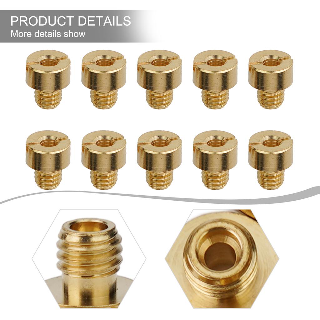 New Practical Carb Main Jets Large Motorcycle Parts Round Accessories Replacement For Mikuni Carburetor #155 160