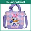 Bear Strawberry Cartoon Children Canvas Shoulder Bag Kids Purse Zipper