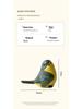 Elegant Enamel Magpie Figurine: High-Quality Small Bird Decoration for the Home