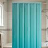 Plastic Shower Liner, Modern Solid Color Bathroom Curtain, Waterproof Shower Curtain with Metal Grommets for Bathroom Decor