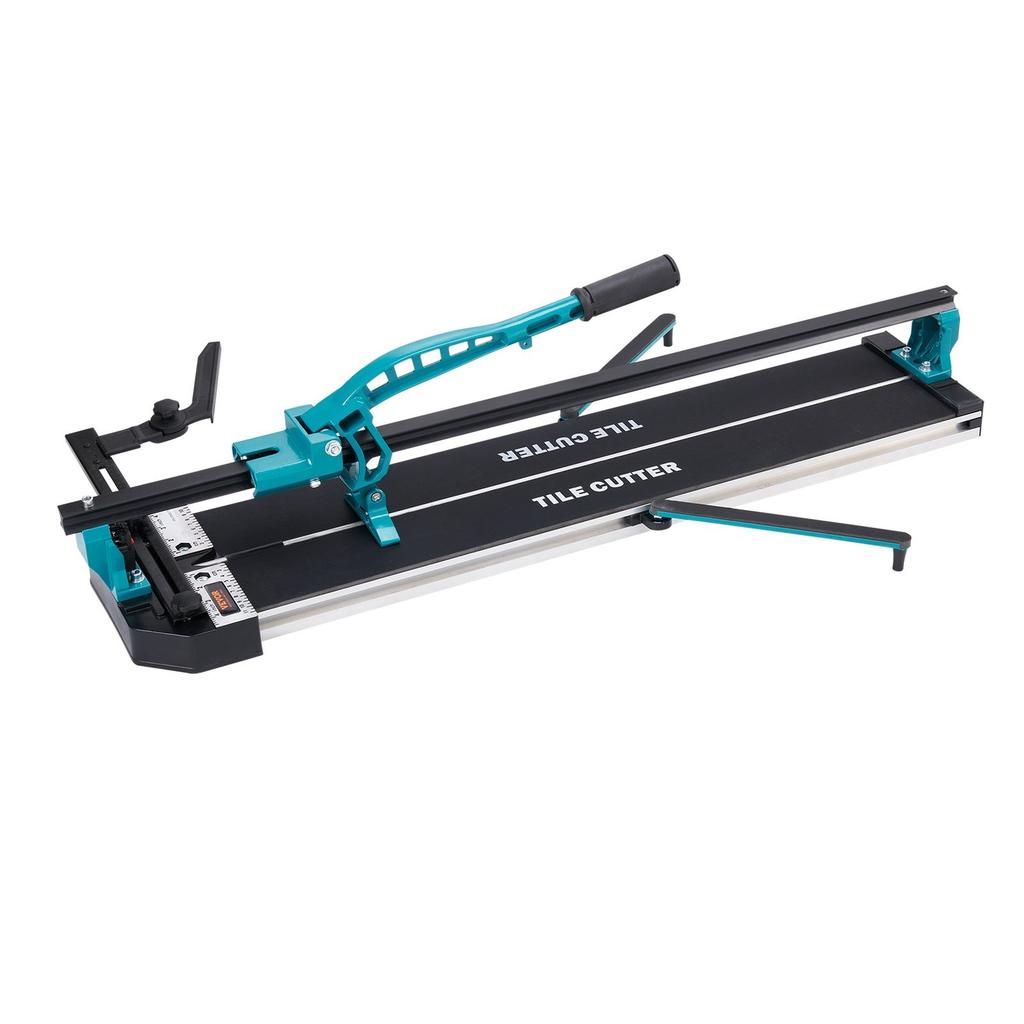 Manual Tile Cutter, 800mm, Porcelain Ceramic Tile Cutter with Tungsten Carbide Cutting Wheel, Infrared Positioning, Anti-Skid Feet, Durable Rails for