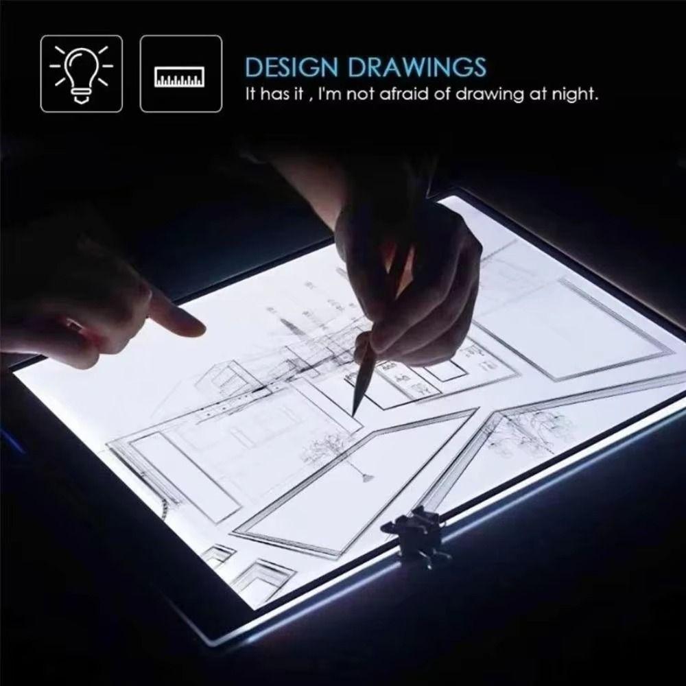 3 Level LED Drawing Board USB Tracing Board Learning Tool Electric Drawing Board  Drawing Tracing