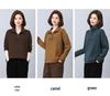 Women's High Neck Fleece Sweatshirt, Turn-Down Collar, 2024 Autumn/Winter, Petite, Thick Zip-Up Top for Moms