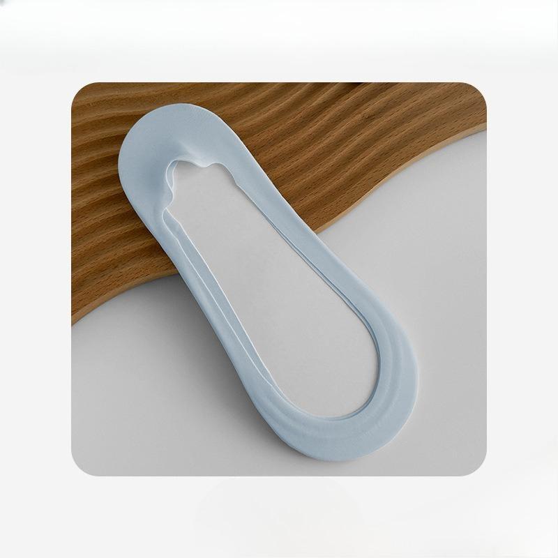 Female Summer Ultra Thin Breathable Invisible Do Not Drop Heel Shallow Mouth Boat Socks