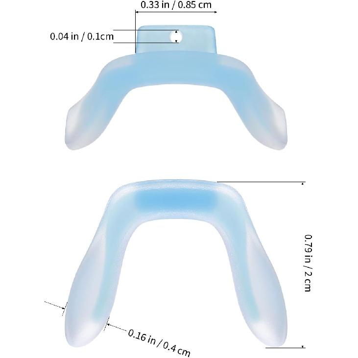 GLEAVI 3pcs Glasses Pads Eyeglass Support Replacement Pad Eyeglass Bridge U Shaped Pads Silicone Eyeglass Pad Kid Glasses Pad Plastic Sunglasses