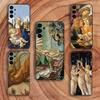 Sandro Botticelli Renaissance Art Case for Samsung Galaxy S21 S25 FE S24 S23 Ultra S20 S9 S22 Plus S10 TPU Cover