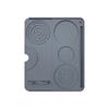 Silicone Coffee Machine Mat & Drip Tray - Two-in-One Square Tamper Mat for Countertops