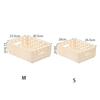Kitchen Storage Basket Folding Storage Box Large Capacity Space Saving Desktop Dressing Storage Container Hollowout Ins