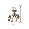MOC My Singing Monster Baustein-Sets Musik Roboter Chor Spiel Steine Cartoon Monster Steine Montage Spielzeug Kinder Geburtstagsgeschenk
