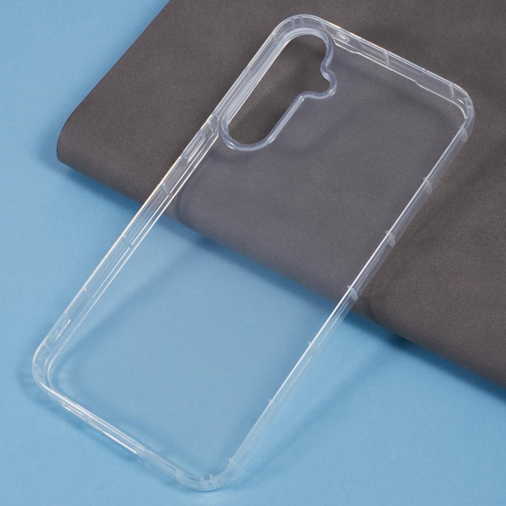 For Samsung Galaxy A55 5G Clear Case Anti-Drop TPU Phone Cover (Big Rear Lens Hole)