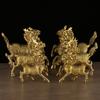 Brass Pair Wholesale Wealth Ornaments Fire Kirin Home Crafts Office Desktop Entrance
