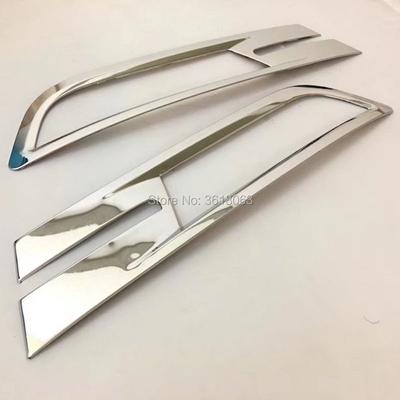For 2017 Volkswagen VW Passat B8 2018 Front Fog Light Cover FogLight Lamp Frame Trim Stainless Steel Car-Styling