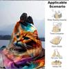 1pc Feline Whimsy Print Blanket   Lightweight Flannel Throw Blanket For Sofa, Bed, Living Room, Office, Outdoor Travel, Camping