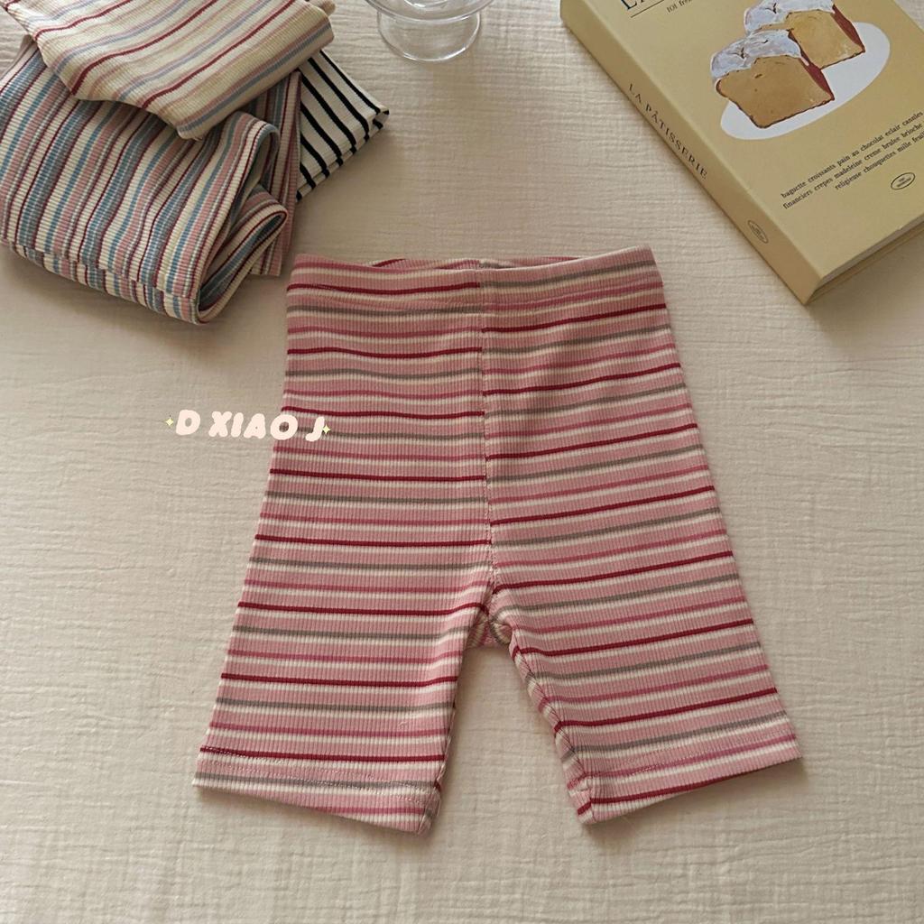 Children's Striped Leggings & Cycling Pants: Available In Large & Small Rolls for Girls & Babies, Korean Style.