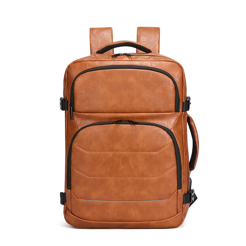 Herren Premium Doppel-Schulter Business Rucksack - Stilvolle, großvolumige Reise- und Pendler-Laptoptasche.
