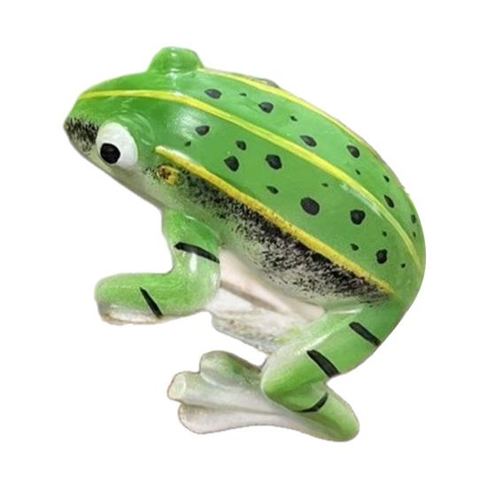 

Декоративный цветочный горшок Статуэтка Миниатюрная 3D Форма Лягушки Водонепроницаемая Ржавчиноустойчивая Фигурка Внутренний Наружный Подвесной Горшок Украшение