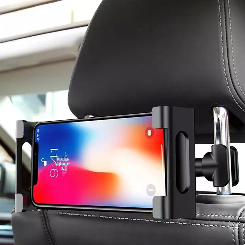 Faltbare, drehbare Auto-Kopfstützenhalterung für Handys und Tablets