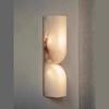 Minimalist All-Copper Marble Wall Lamp - Luxury Design for Living Room or Bedroom