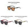 Minimalist Square Sunglasses With Uv Protection For Fashionable Driving And Travel