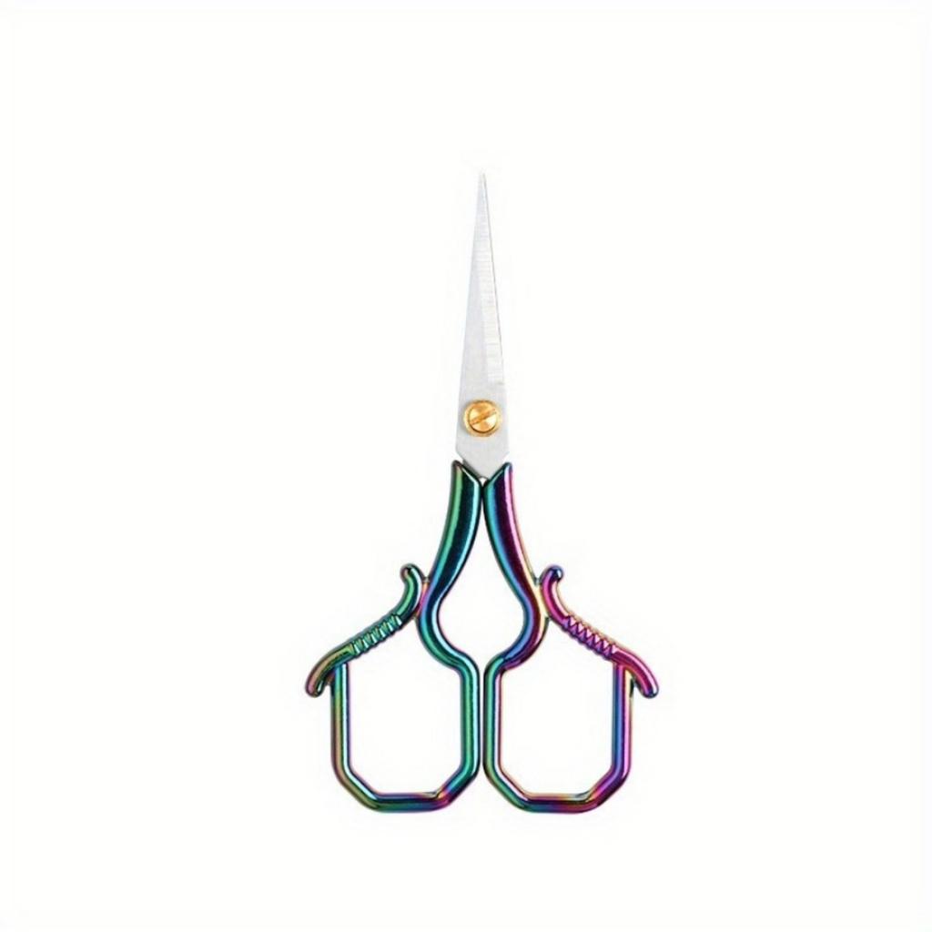 1PC Professional Stainless Steel Sewing Scissor Vintage Fabric Embroidery Scissors Tailor Scissor Styling Thread Scissor