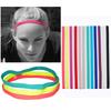Elastic Candy Color Sports Headband for Yoga, Running, and Football