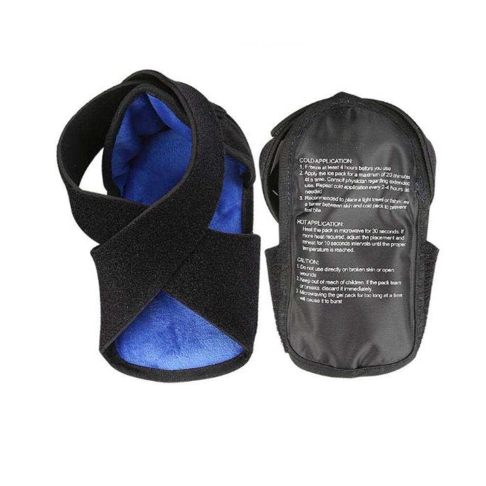1pair Pain Relief Heel Ice Pack Wrap Adjustable Cold Therapy Wrap  Foot Injury Recovery