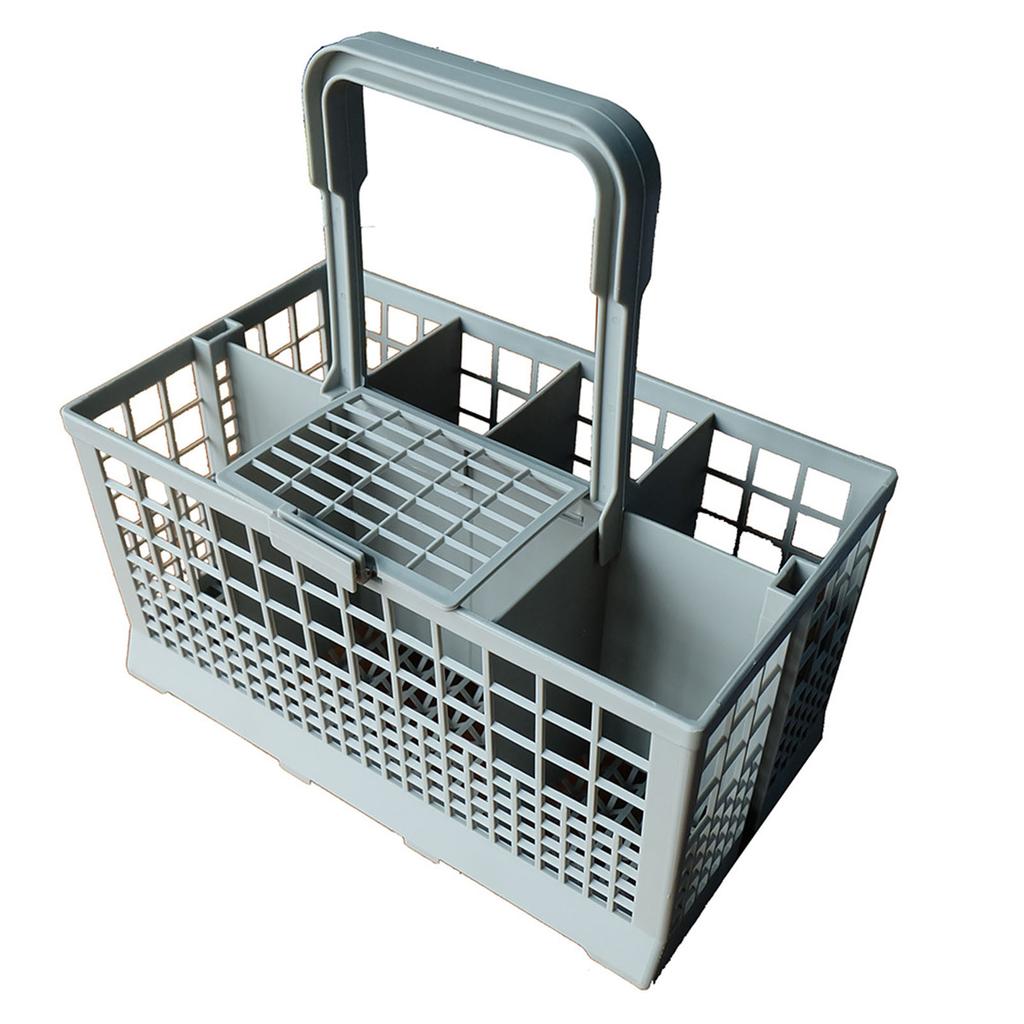 Dishwasher Cutlery Basket Universal Basket (9.5" X 5.4"x 4.8") Universal Basket with Handle Replacement Rack Holder