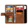 Multicard Solt Zipper Flip Leather Wallet Case For iPhone 14 15 Pro Max 13 12 Mini 11 SE 2025 X 6 6s 7 8 Plus XR XS Book Cover