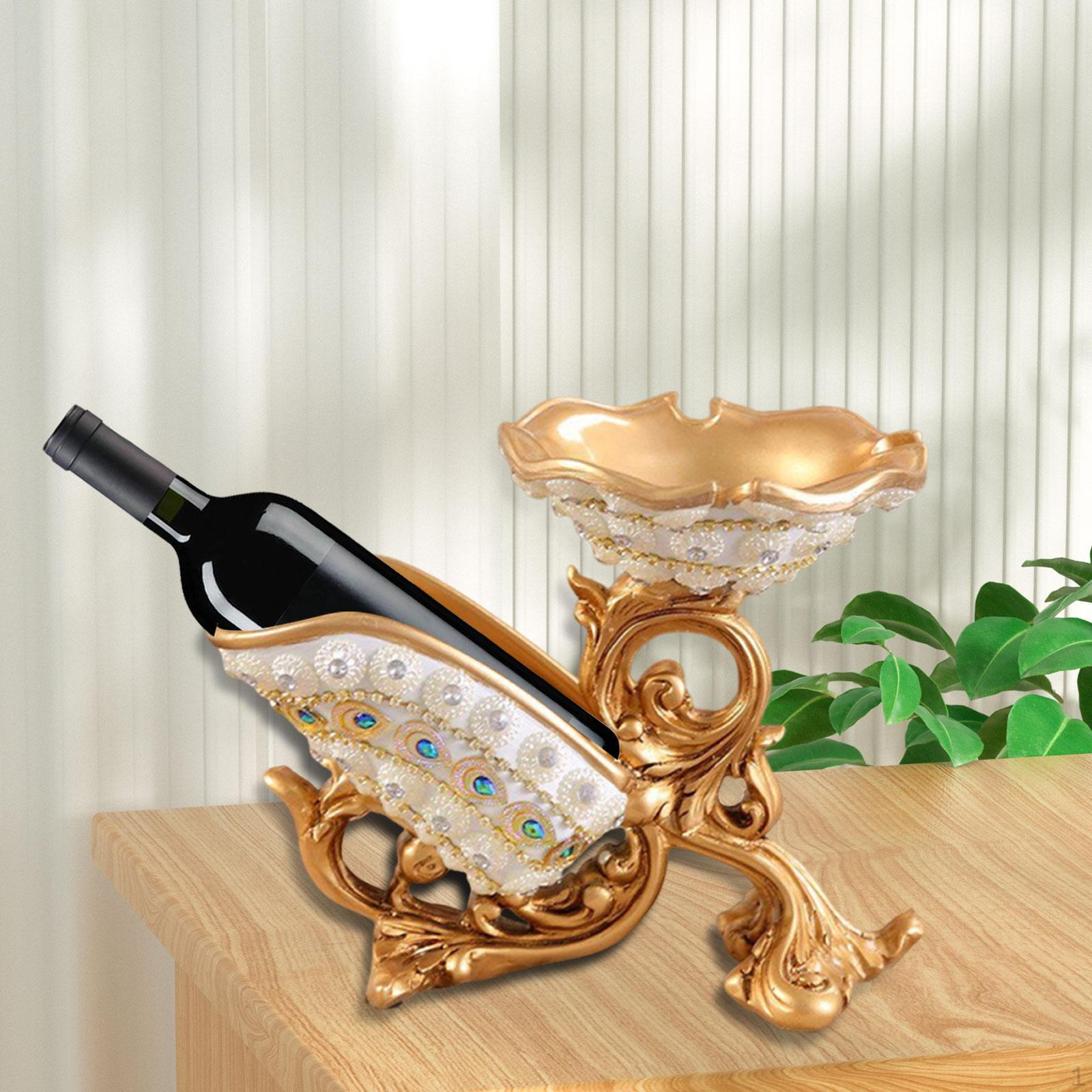 

Винная полка для бутылок, органайзер для хранения, полки для домашнего декора, шкаф, столешница, подарки, золото