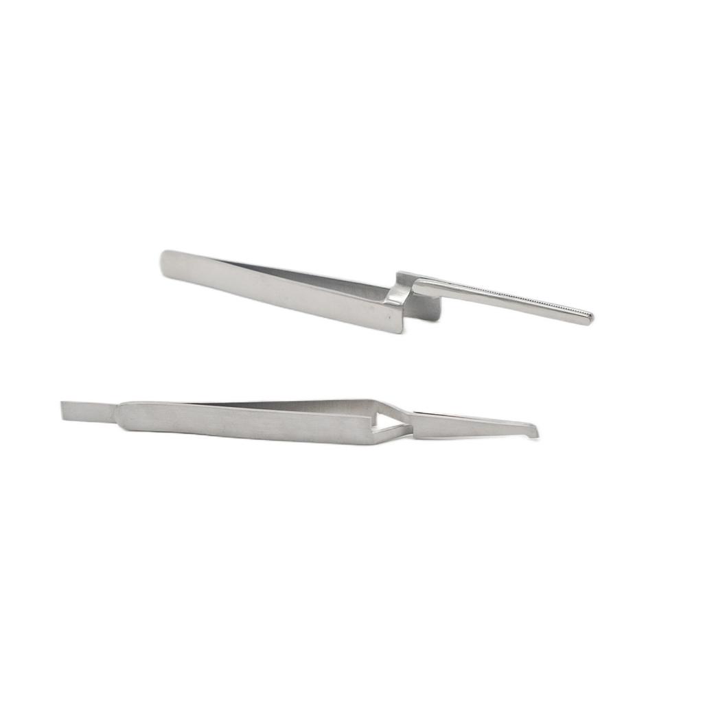 1Pc Stainless Steel Dental Orthodontic Tweezers For Bracket Placement Occlusion Paper Dental Tool