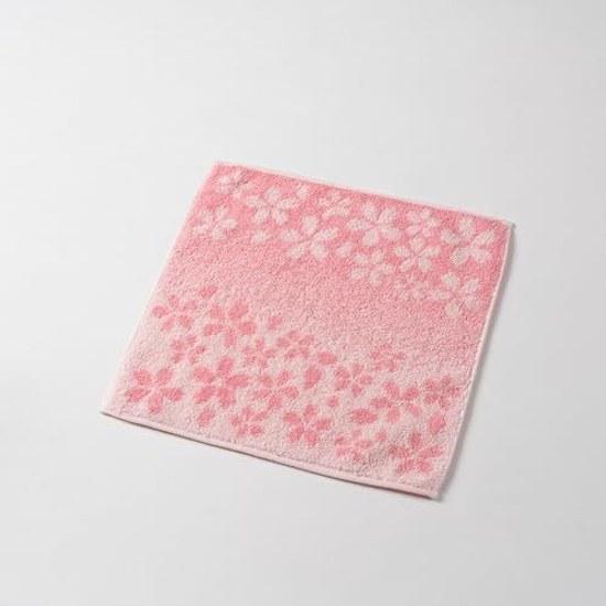 Imabari Towel Packaged Handkerchief SAGURA Sakura Gradation 25cm X Petit Gift Pattern Made Japan Celebration Return Cherry Blossom Pink Gentle Texture