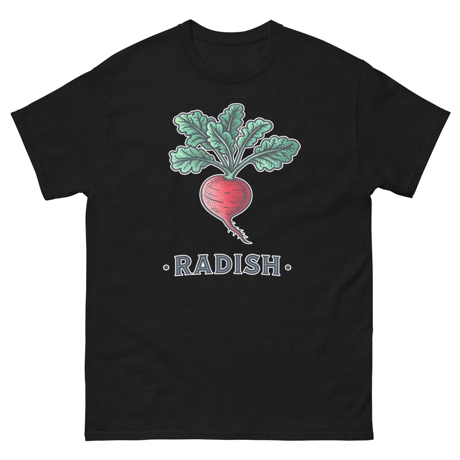 Radish Fruits Vegetables Fresh Food Groceries T-Shirt 4XL
