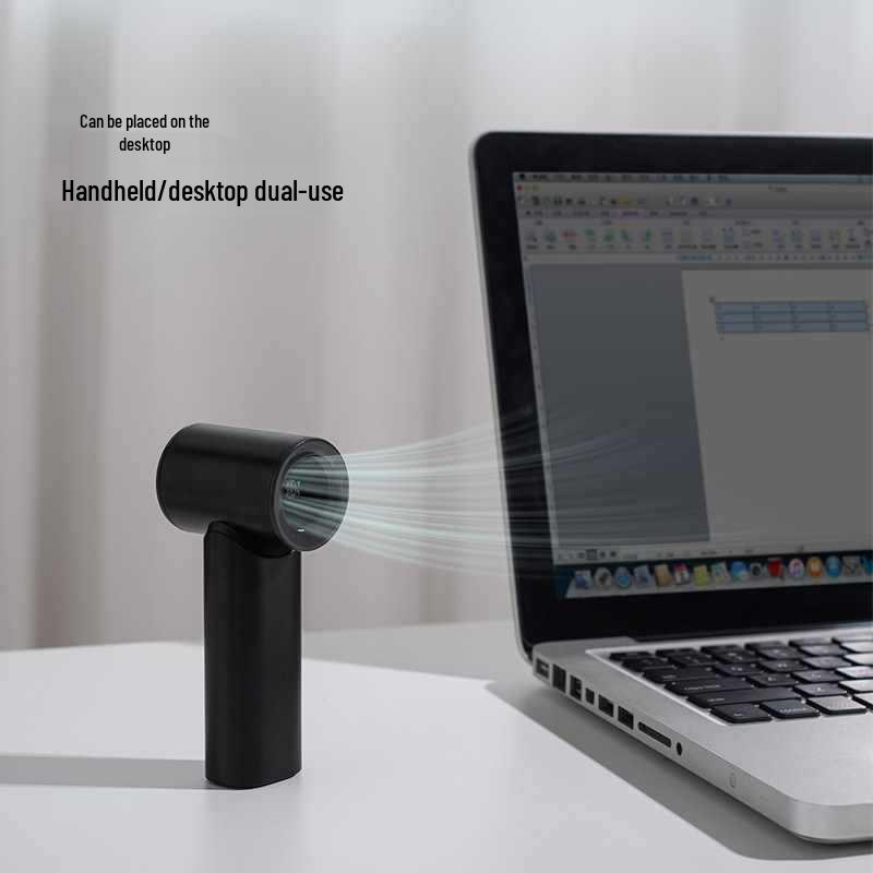 High-Speed Portable Desktop Fan - Strong Wind, Handheld, Ideal for Office and Outings