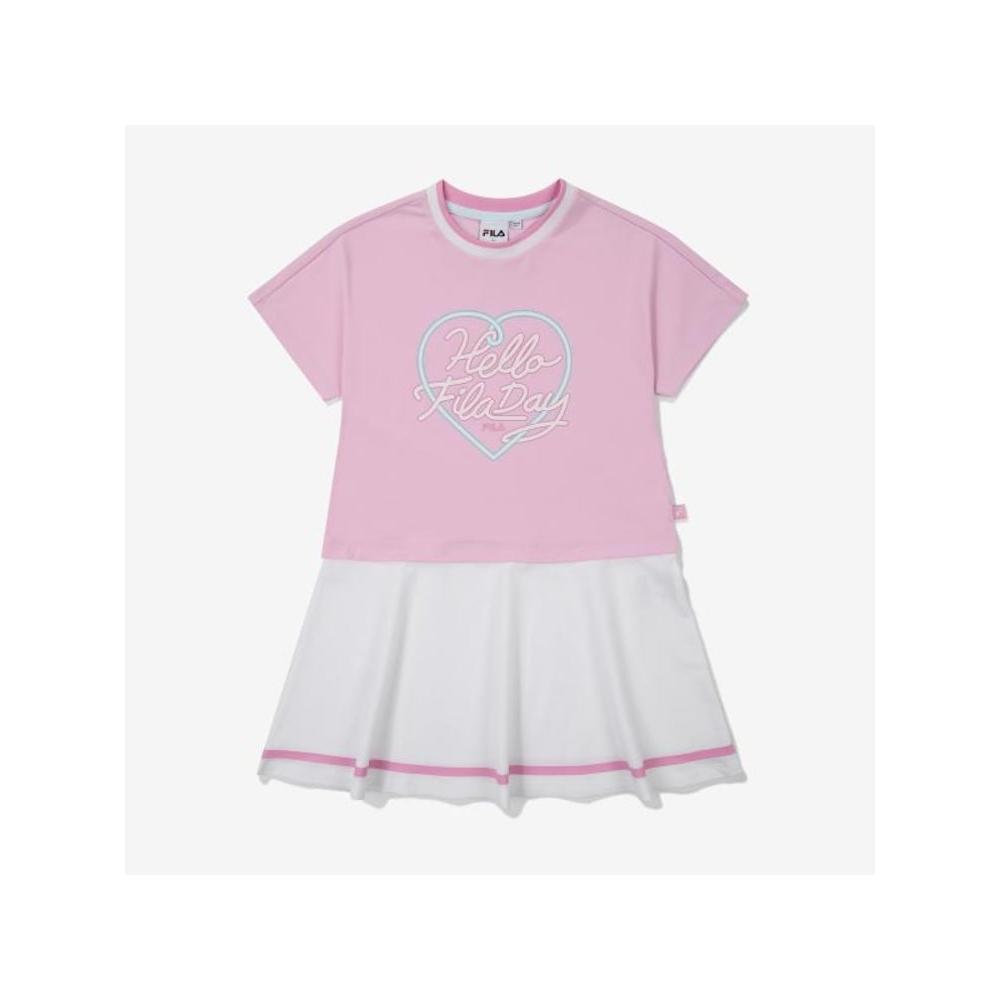 

[fila Kids] Heart Series Pique Dress Fk2opf2g01f Lpk q0zFk2opf2g01fLpk Lightpink/110