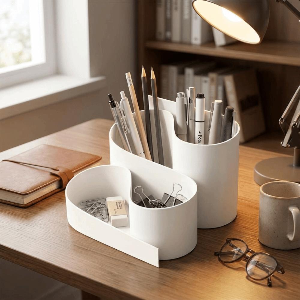 Plastic Desktop Storage Box 3D Printed Jewelry Storage Tray Multi-functional Pen Holder Office