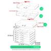 Clear Acrylic Jewelry Storage Box: Elegant Display for Earrings, Necklaces, and Accessories