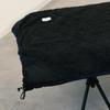 HOTEL CAMPS Cot Insulated Aluminum Can Be Used as a Fully Washable Cover, Boa, 3-Layer Sheet, Reversible, Blanket, (Black)