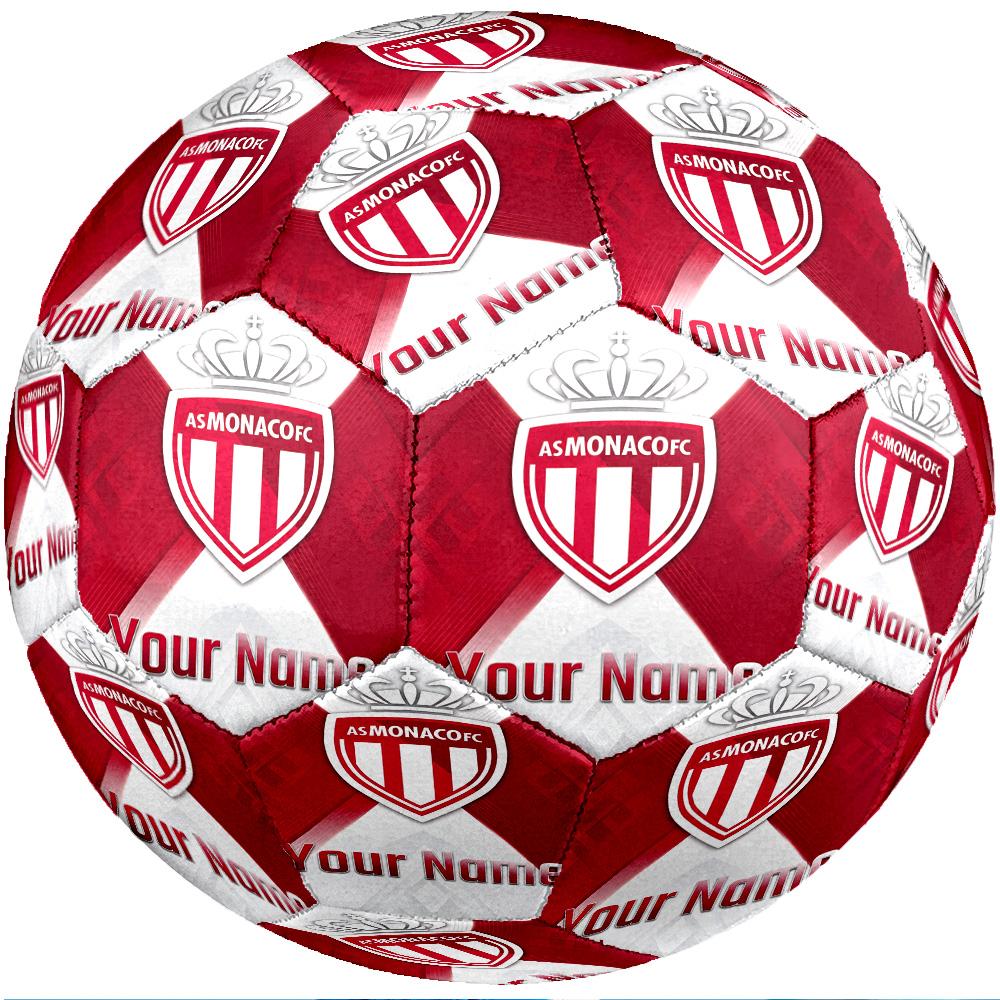 Monaco FC Fashion Size 5 Football Wearproof Non‑Slip Soccer Ball For Sports Training Entertainment Use