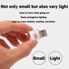 1Pcs Car USB Atmosphere Light Mini LED Neon Atmosphere Light Colorful Universal RGB Indoor Light Car Mood Decorative Light