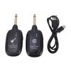 2.4G Wireless Guitar System Rechargeable Guitar Transmitter Receivers Pickup Set Zero Latency Plug and Play for