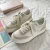 2025 Spring and Autumn New Platform Canvas Shoes Women's Niche Design Retro Hong Kong Style Board Shoes Student Casual White Shoes