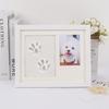Pet Paw Print DIY Ink Pad & Frame for Dog and Cat Footprint Memorials