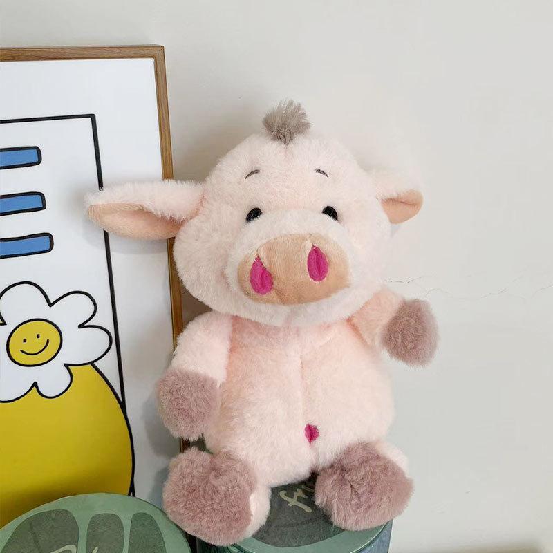 

Cute Girl Pig Doll Ranch Series Plush Doll Birthday Gift Throwing Game Wedding 20cm