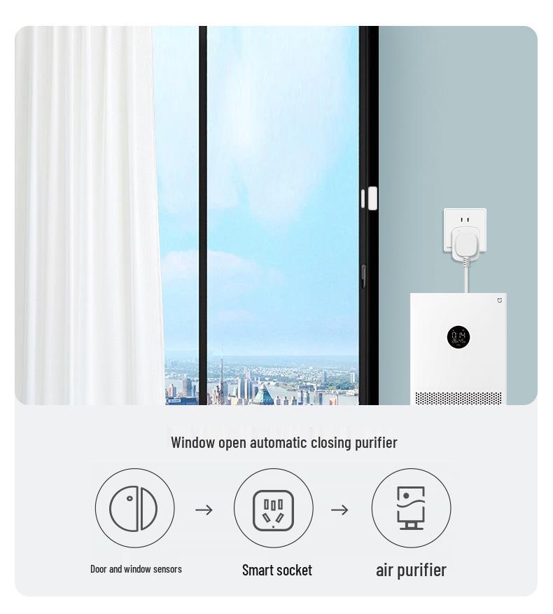 MANKWIFI Smart Socket: Mijia and Xiao Ai Compatible, Voice-controlled, Multi-functional Smart Remote Control.